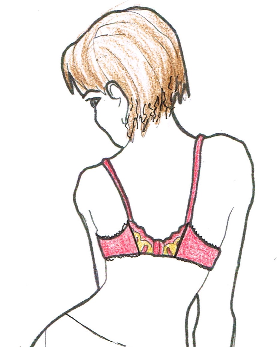 How to create a BUTTERFLY back in your bra